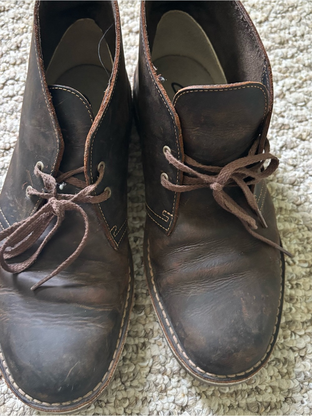 Clark’s Men's Brown Leather Boots